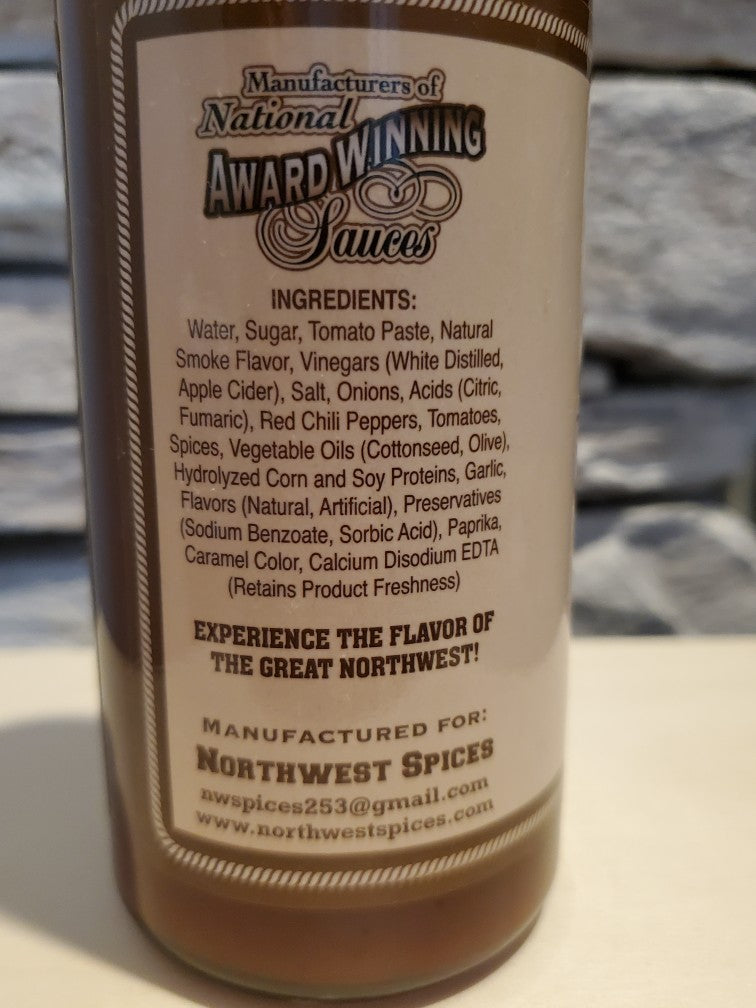 Famous Hickory Smoke BBQ Sauce (Case Price, 12-12oz bottles)