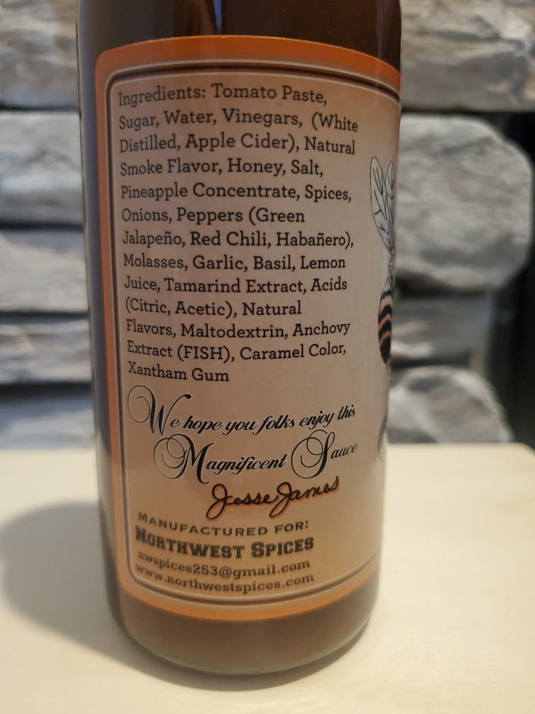Honey Habanero Wing And Grilling BBQ Sauce (Case Price 12-12oz Bottles)